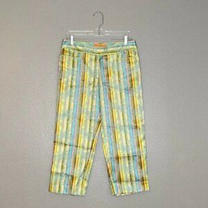 LAST CHANCE - Cynthia Cynthia Steffe Multicolor Crop Pants Sz 8